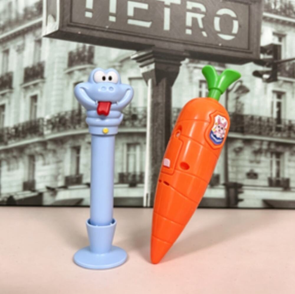 Zootopia Judy's Carrot Voice Recorder Pen + Gary Snake Pen Set